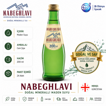 Nabeghlavi Doğal Mineralli Su 200 ml x 24