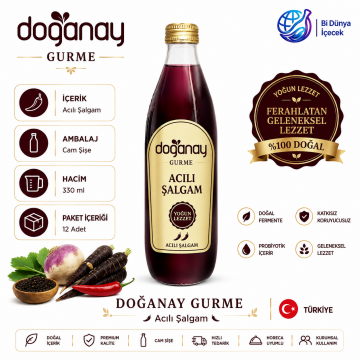 Doğanay Gurme Acılı Şalgam 330 ml x 12