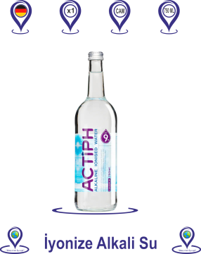 Actiph Alkali İyonize Su Cam 750 ML